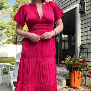 Vibrant Hot Pink Dress